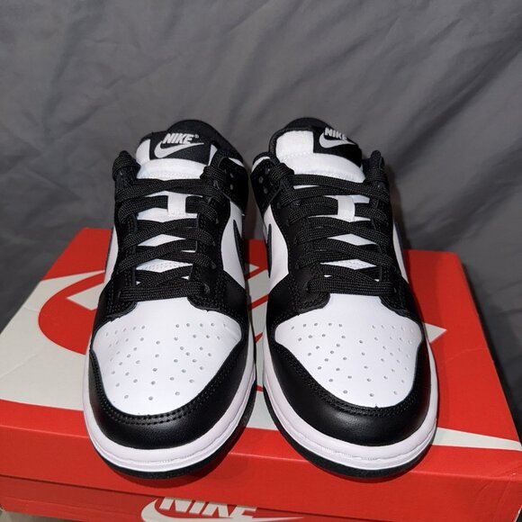 Women's NIKE DUNK LOW -Size 5.5 Black/White/Panda - Sneakers - NEW - Picture 2 of 7